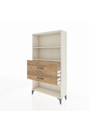 Arges Dolap 2 Raflı 2 Çekmeceli 88x30x163 - S21M126V3A