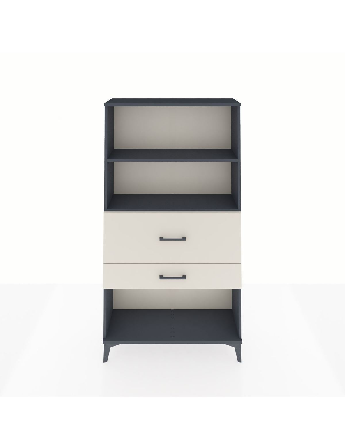 Arges Dolap 2 Raflı 2 Çekmeceli 88x30x163 - S21M126V4A