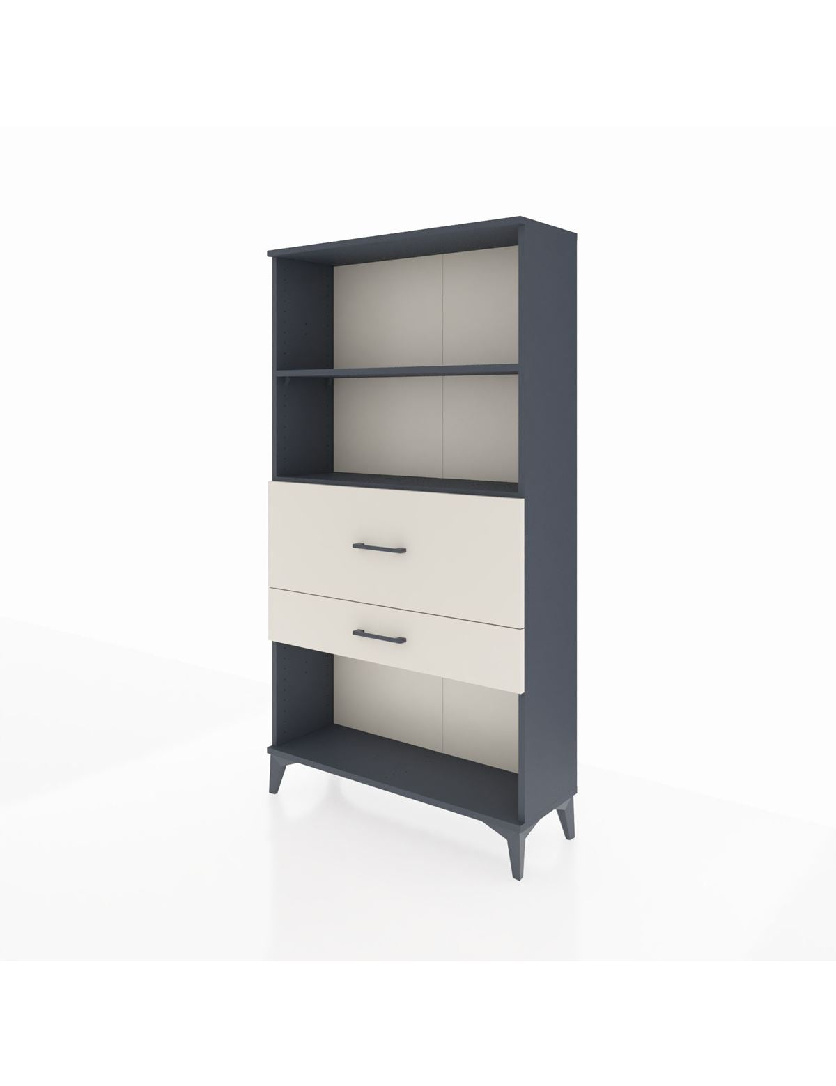 Arges Dolap 2 Raflı 2 Çekmeceli 88x30x163 - S21M126V4A
