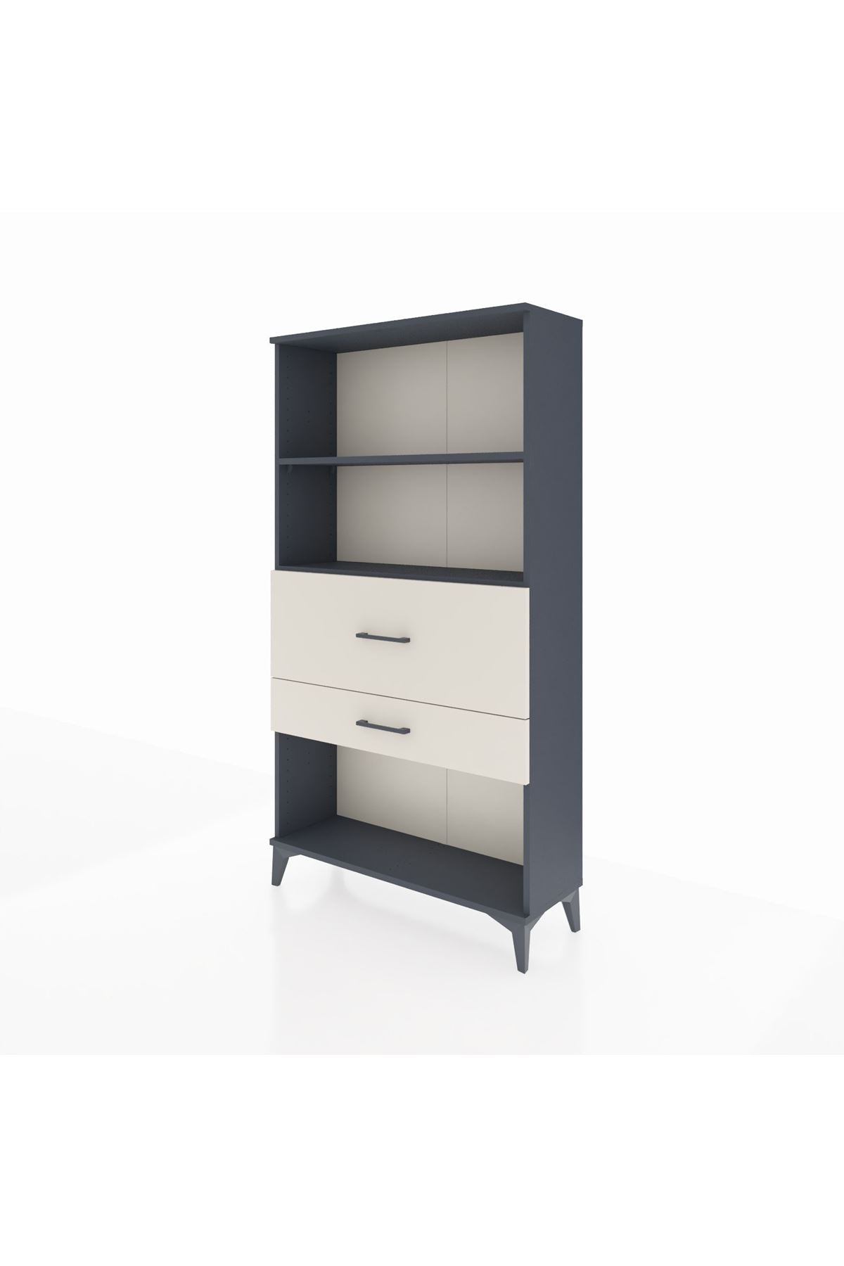 Arges Dolap 2 Raflı 2 Çekmeceli 88x30x163 - S21M126V4A