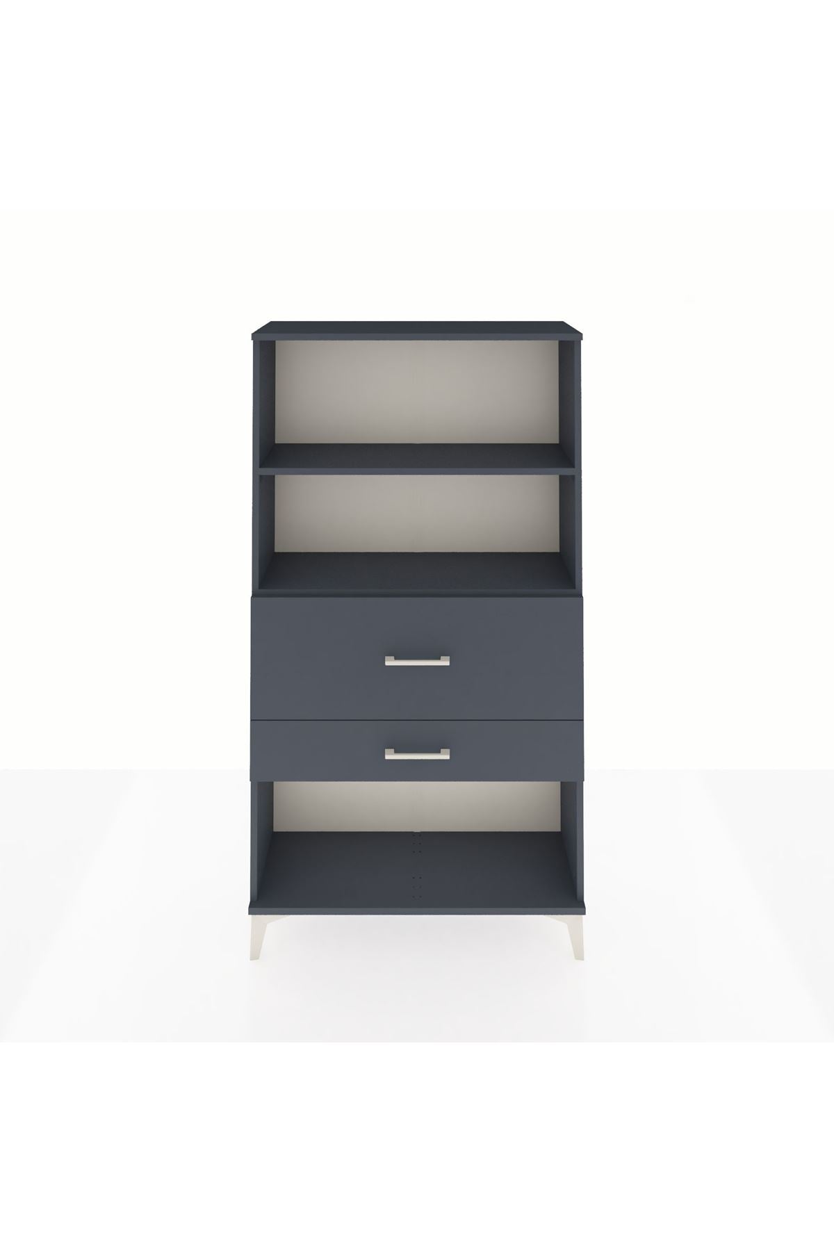 Arges Dolap 2 Raflı 2 Çekmeceli 88x30x163 - S21M126V5A