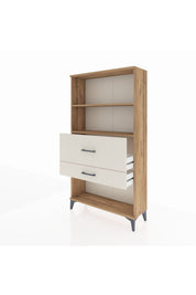 Arges Dolap 2 Raflı 2 Çekmeceli 88x30x163 - S21M126V7A
