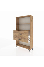 Arges Dolap 2 Raflı 2 Çekmeceli 88x30x163 - S21M126V9A