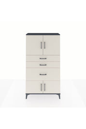 Arges Dolap 2 Raflı 3 Çekmeceli 4 Kapaklı 88x30x163 - S21M127V4A