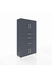 Arges Dolap 2 Raflı 3 Çekmeceli 4 Kapaklı 88x30x163 - S21M127V5A