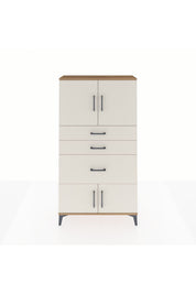 Arges Dolap 2 Raflı 3 Çekmeceli 4 Kapaklı 88x30x163 - S21M127V7A