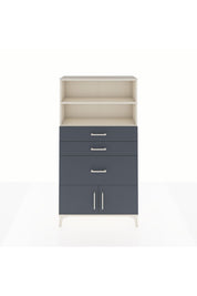 Arges Dolap 2 Raflı 3 Çekmeceli 2 Kapaklı 88x30x163 - S21M128V2A