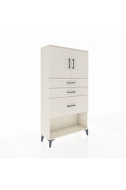 Arges Dolap 2 Raflı 3 Çekmeceli 2 Kapaklı 88x30x163 - S21M129V1A