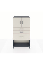 Arges Dolap 2 Raflı 3 Çekmeceli 2 Kapaklı 88x30x163 - S21M129V4A