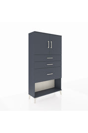 Arges Dolap 2 Raflı 3 Çekmeceli 2 Kapaklı 88x30x163 - S21M129V5A
