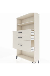 Arges Dolap 2 Raflı 3 Çekmeceli 88x30x163 - S21M130V1A