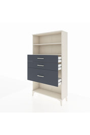 Arges Dolap 2 Raflı 3 Çekmeceli 88x30x163 - S21M130V2A