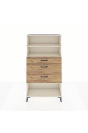 Arges Dolap 2 Raflı 3 Çekmeceli 88x30x163 - S21M130V3A