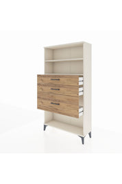 Arges Dolap 2 Raflı 3 Çekmeceli 88x30x163 - S21M130V3A
