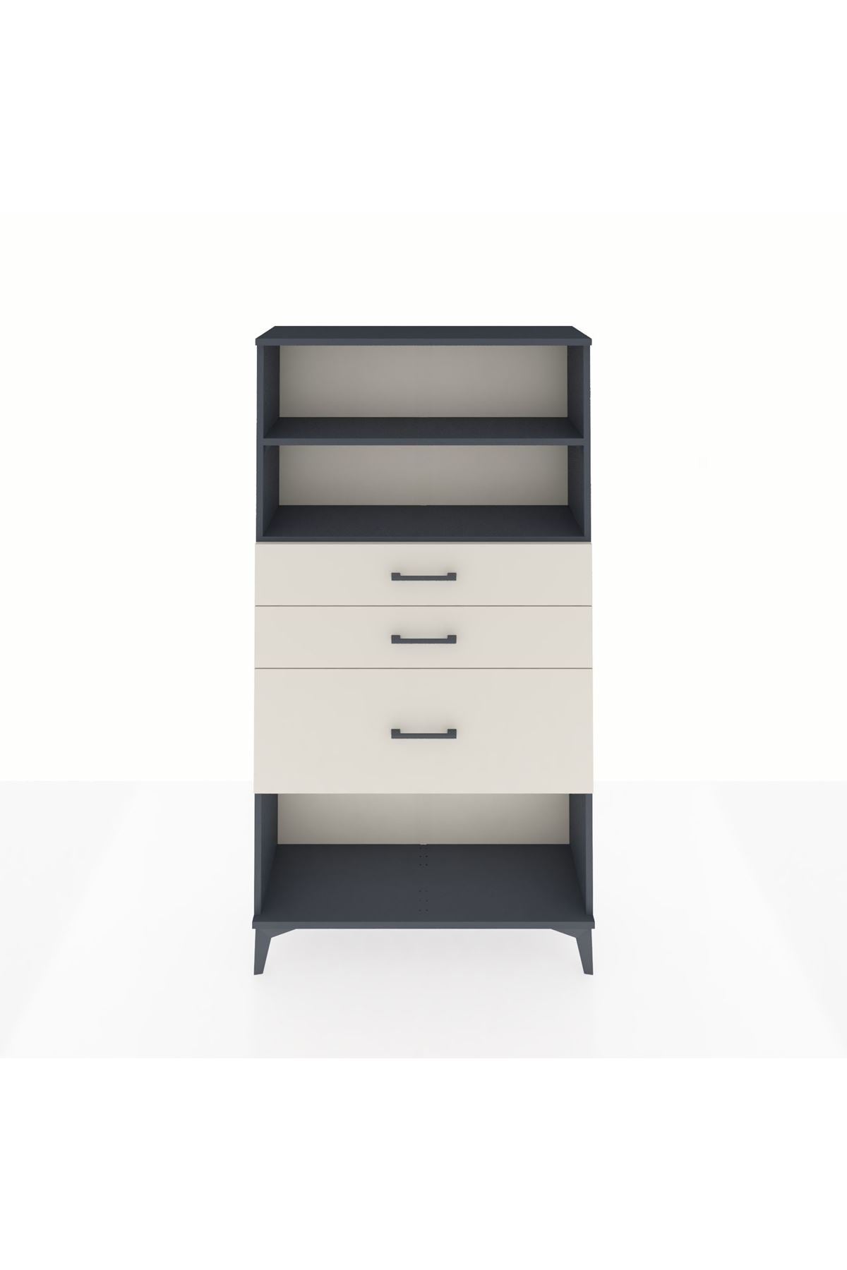Arges Dolap 2 Raflı 3 Çekmeceli 88x30x163 - S21M130V4A