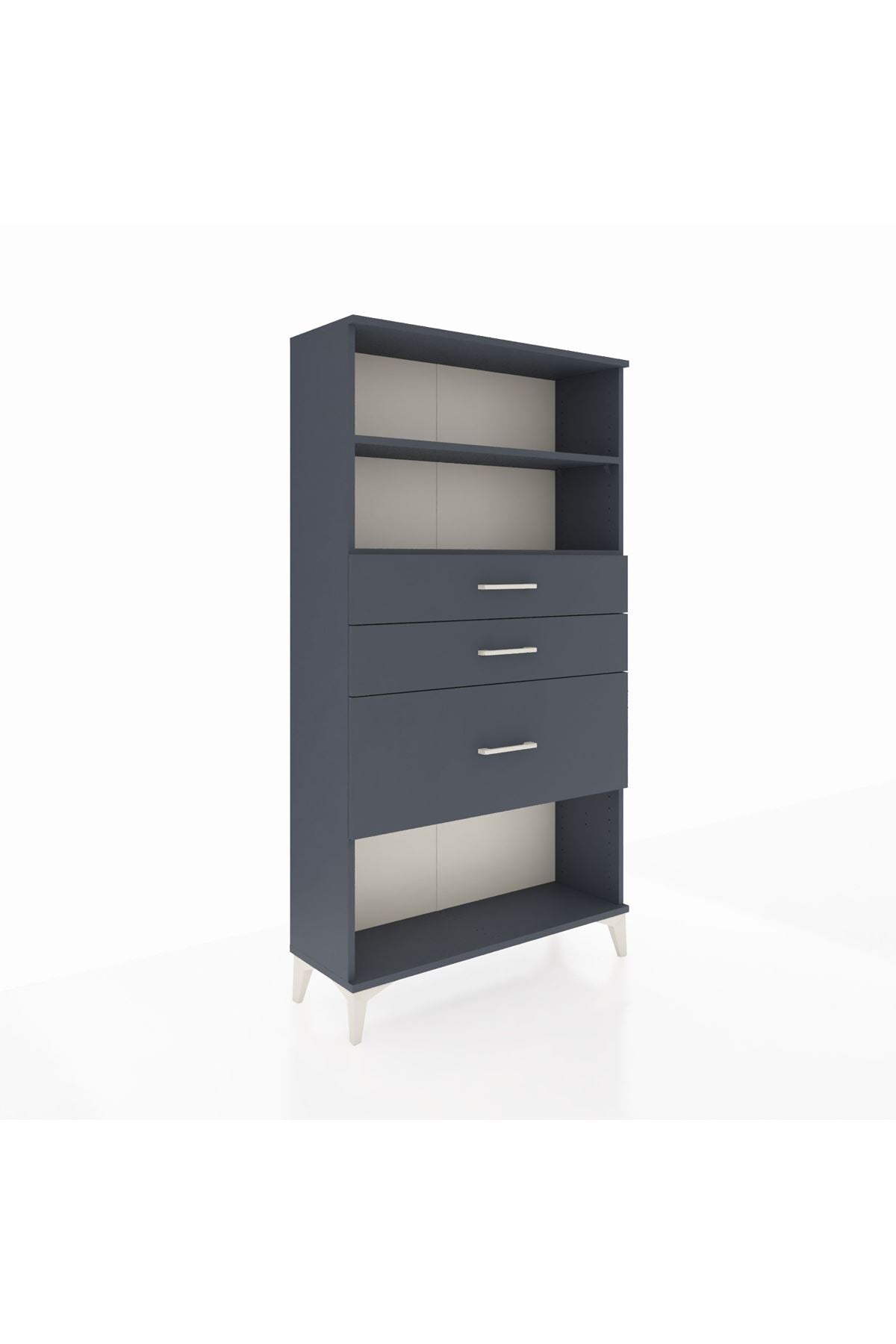 Arges Dolap 2 Raflı 3 Çekmeceli 88x30x163 - S21M130V5A