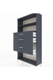Arges Dolap 2 Raflı 3 Çekmeceli 88x30x163 - S21M130V5A