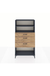 Arges Dolap 2 Raflı 3 Çekmeceli 88x30x163 - S21M130V6A