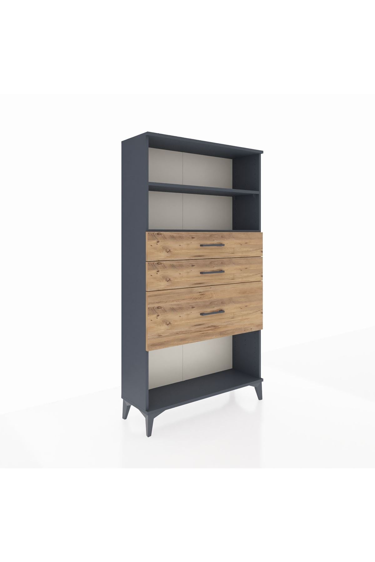 Arges Dolap 2 Raflı 3 Çekmeceli 88x30x163 - S21M130V6A