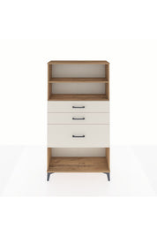 Arges Dolap 2 Raflı 3 Çekmeceli 88x30x163 - S21M130V7A