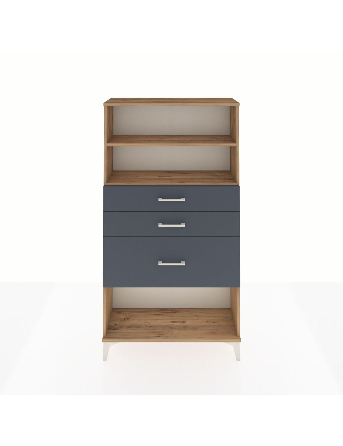 Arges Dolap 2 Raflı 3 Çekmeceli 88x30x163 - S21M130V8A