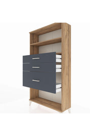 Arges Dolap 2 Raflı 3 Çekmeceli 88x30x163 - S21M130V8A