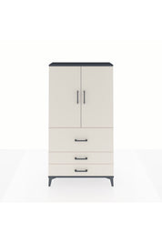 Arges Dolap 3 Raflı 3 Çekmeceli 2 Kapaklı 88x30x163 - S21M131V4A