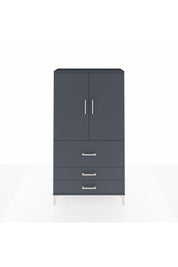 Arges Dolap 3 Raflı 3 Çekmeceli 2 Kapaklı 88x30x163 - S21M131V5A