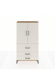 Arges Dolap 3 Raflı 3 Çekmeceli 2 Kapaklı 88x30x163 - S21M131V7A