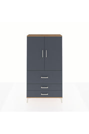 Arges Dolap 3 Raflı 3 Çekmeceli 2 Kapaklı 88x30x163 - S21M131V8A