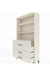 Arges Dolap 3 Raflı 3 Çekmeceli 88x30x163 - S21M132V1A