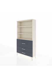 Arges Dolap 3 Raflı 3 Çekmeceli 88x30x163 - S21M132V2A