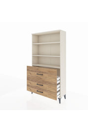 Arges Dolap 3 Raflı 3 Çekmeceli 88x30x163 - S21M132V3A