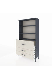 Arges Dolap 3 Raflı 3 Çekmeceli 88x30x163 - S21M132V4A