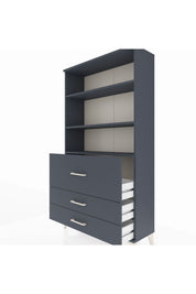 Arges Dolap 3 Raflı 3 Çekmeceli 88x30x163 - S21M132V5A
