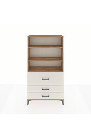 Arges Dolap 3 Raflı 3 Çekmeceli 88x30x163 - S21M132V7A