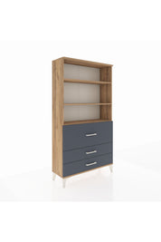 Arges Dolap 3 Raflı 3 Çekmeceli 88x30x163 - S21M132V8A