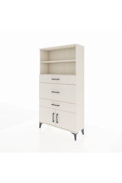 Arges Dolap 2 Raflı 3 Çekmeceli 2 Kapaklı 88x30x163 - S21M134V1A