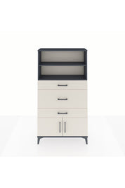 Arges Dolap 2 Raflı 3 Çekmeceli 2 Kapaklı 88x30x163 - S21M134V4A