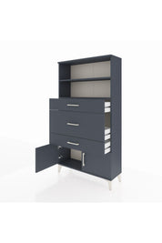 Arges Dolap 2 Raflı 3 Çekmeceli 2 Kapaklı 88x30x163 - S21M134V5A