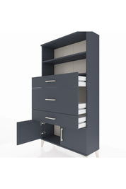 Arges Dolap 2 Raflı 3 Çekmeceli 2 Kapaklı 88x30x163 - S21M134V5A
