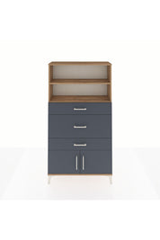 Arges Dolap 2 Raflı 3 Çekmeceli 2 Kapaklı 88x30x163 - S21M134V8A