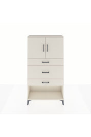 Arges Dolap 2 Raflı 3 Çekmeceli 2 Kapaklı 88x30x163 - S21M135V1A