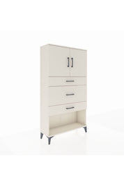 Arges Dolap 2 Raflı 3 Çekmeceli 2 Kapaklı 88x30x163 - S21M135V1A