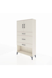 Arges Dolap 2 Raflı 3 Çekmeceli 2 Kapaklı 88x30x163 - S21M135V1A