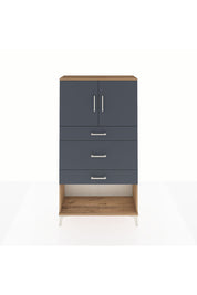 Arges Dolap 2 Raflı 3 Çekmeceli 2 Kapaklı 88x30x163 - S21M135V8A