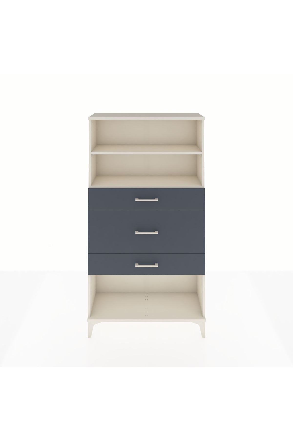 Arges Dolap 2 Raflı 3 Çekmeceli 88x30x163 - S21M136V2A