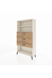 Arges Dolap 2 Raflı 3 Çekmeceli 88x30x163 - S21M136V3A