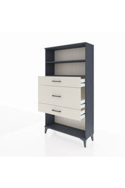 Arges Dolap 2 Raflı 3 Çekmeceli 88x30x163 - S21M136V4A