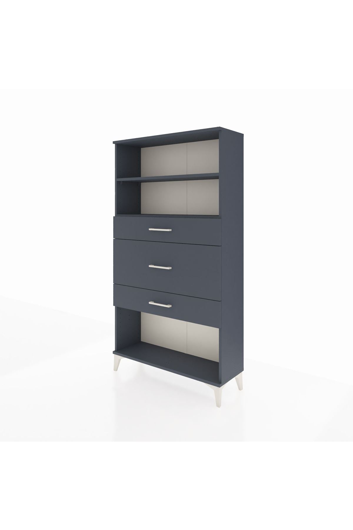 Arges Dolap 2 Raflı 3 Çekmeceli 88x30x163 - S21M136V5A